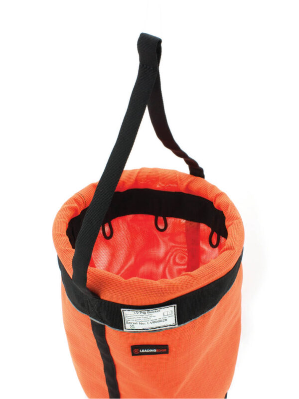 LV Pig Bucket tool and material bag in orange.